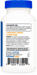 Nutricost Riboflavin 400mg label highlights ingredients and purity