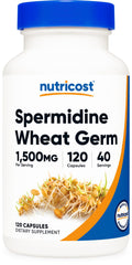 Nutricost Spermidine Wheat Germ Extract bottle for daily wellness