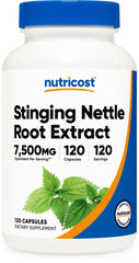Nutricost stinging nettle extract bottle for easy daily use