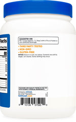 Nutricost Sunflower Lecithin vegan, gluten-free, GMO-free labeling.