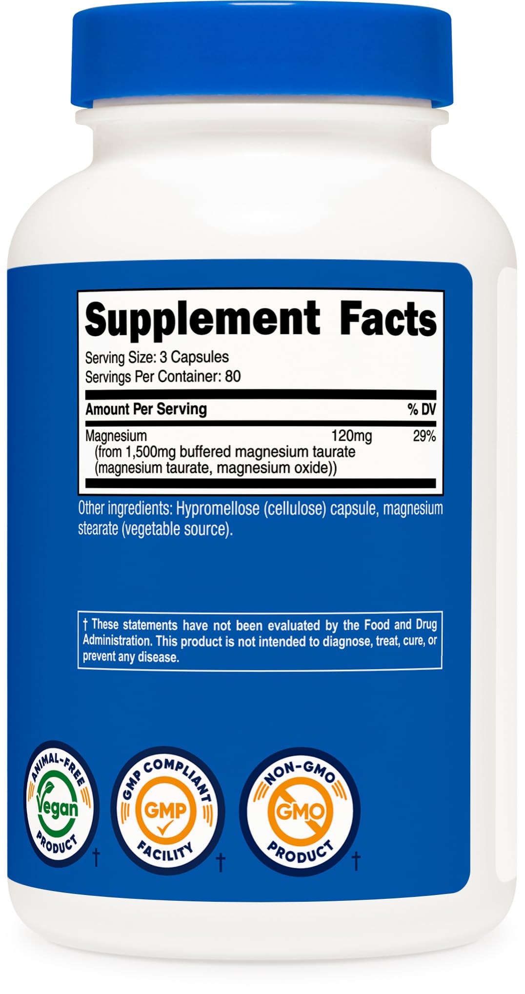 Nutricost third-party testing seal indicating purity and safety