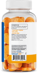 Nutricost turmeric gummies ingredients label highlighting 95% curcuminoids