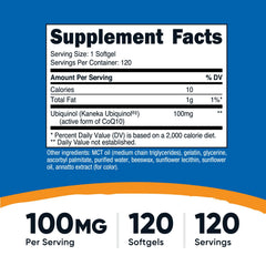 Nutricost ubiquinol softgels closeup highlighting the active CoQ10 form