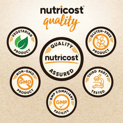 Nutricost USDA Organic seal on container signals trusted sourcing