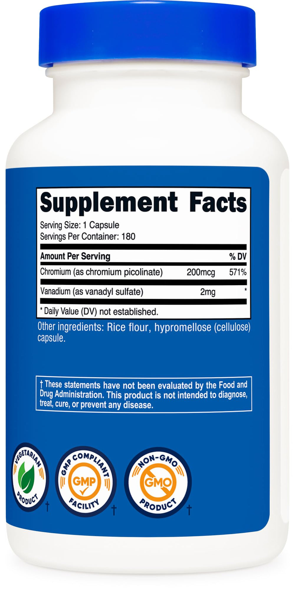 180-serving bottle supports daily mineral intake.