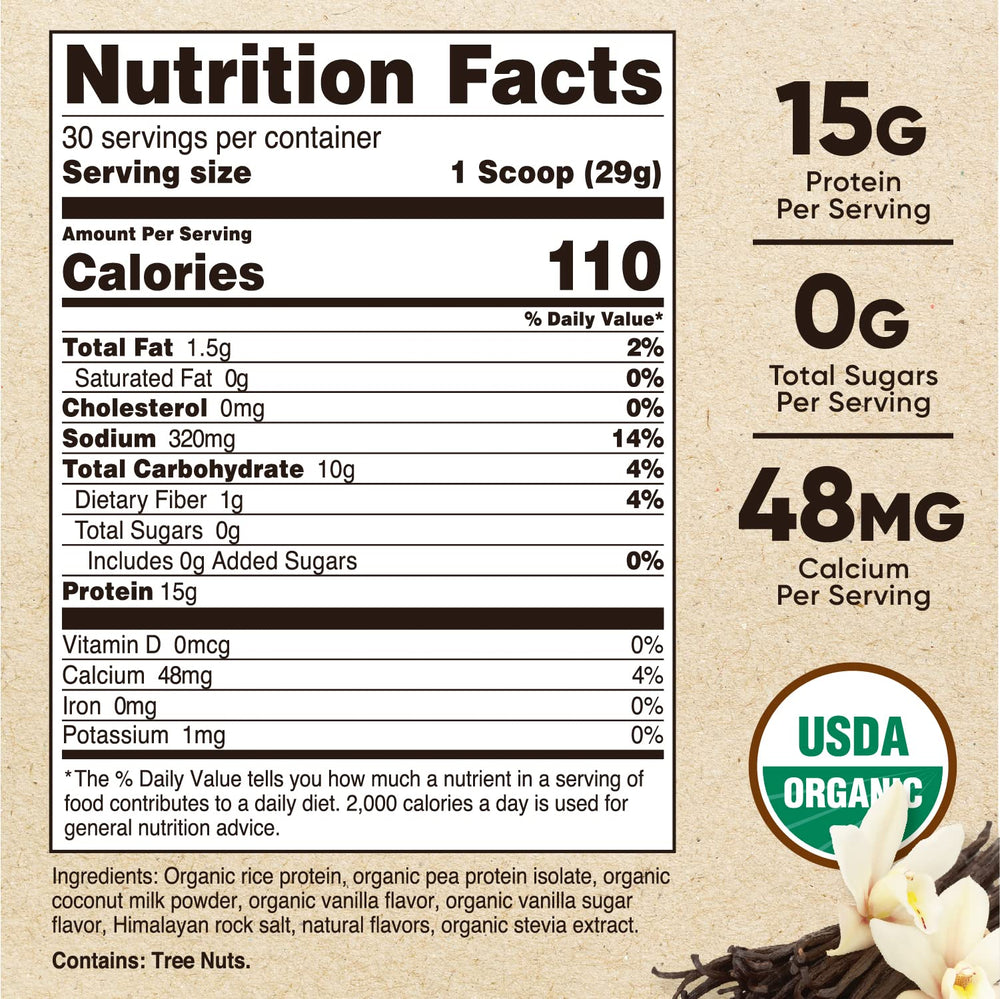 Nutricost vanilla shake serving scoop shown for easy measurement.