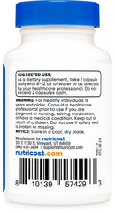 Nutricost Boron 5mg capsules easy to swallow for daily supplementation