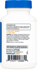 Nutricost Vitamin B1 packaging on a clean surface, ideal for on-the-go routines.