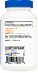 Nutricost Vitamin K2 MK4 packaging highlights gluten-free and non-GMO features.