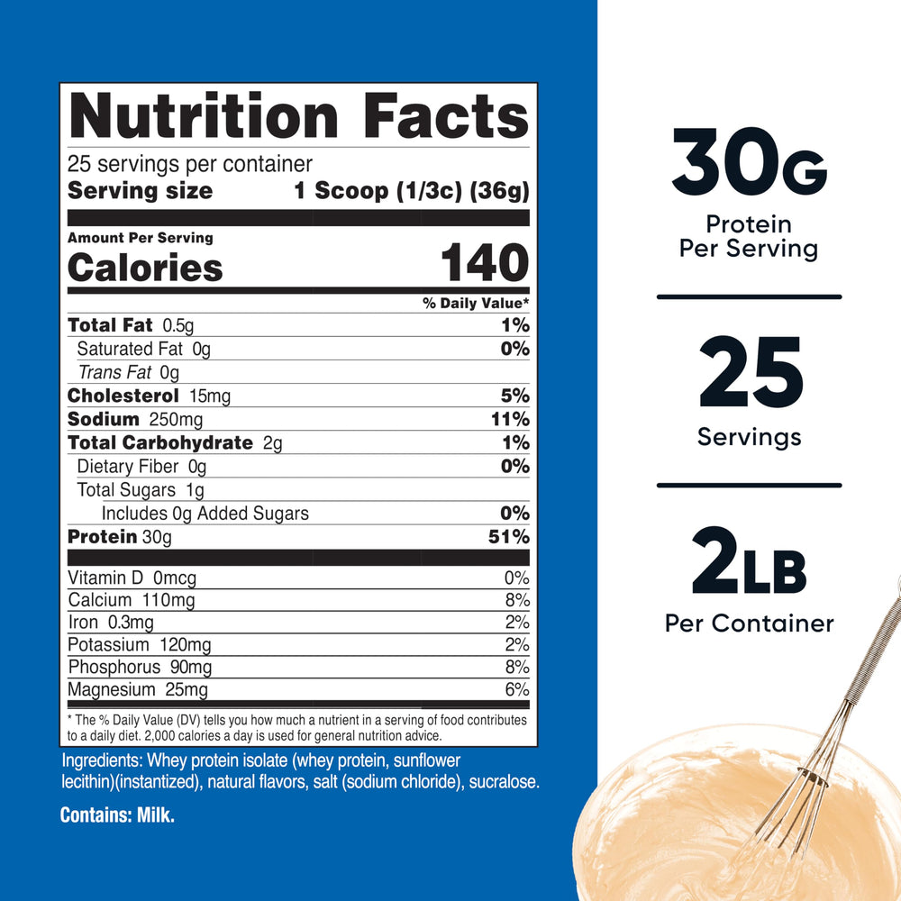 Nutricost Cake Batter Whey Isolate pour showing smooth mix and aroma.