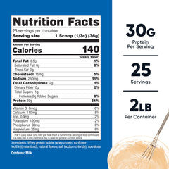 Nutricost Cake Batter Whey Isolate pour showing smooth mix and aroma.