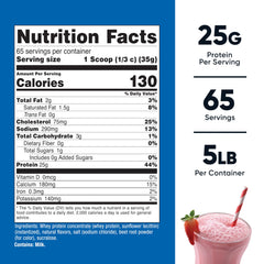 Nutricost whey protein concentrate strawberry milkshake powder scoop for quick protein boosts