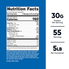 Nutricost Cookies N Cream powder scoop shows 30 g protein per serving for performance.