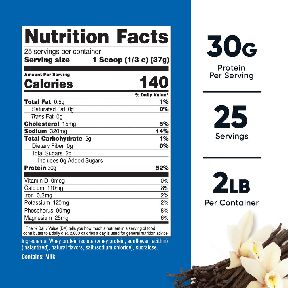 Nutricost Vanilla Whey Protein Isolate shake demonstrates smooth texture