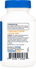 Nutricost cápsulas de zinc y cobre, tomar con agua para acompañar la rutina diaria.