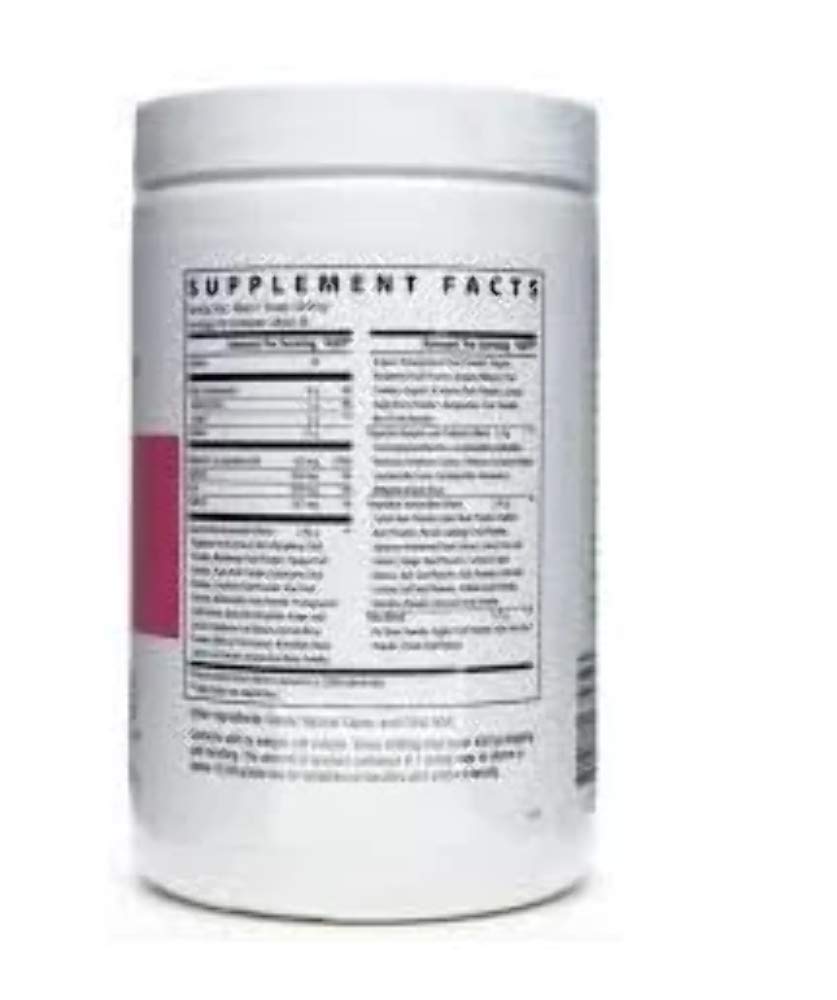 NutriDyn Fruits and Greens Berry label shows goji acai pomegranate for a refreshing daily drink.