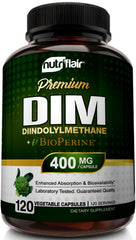 NutriFlair DIM 400mg capsule close-up indicating potency for balance