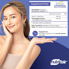 NutriFlair non-GMO formulation for a clean wellness option.
