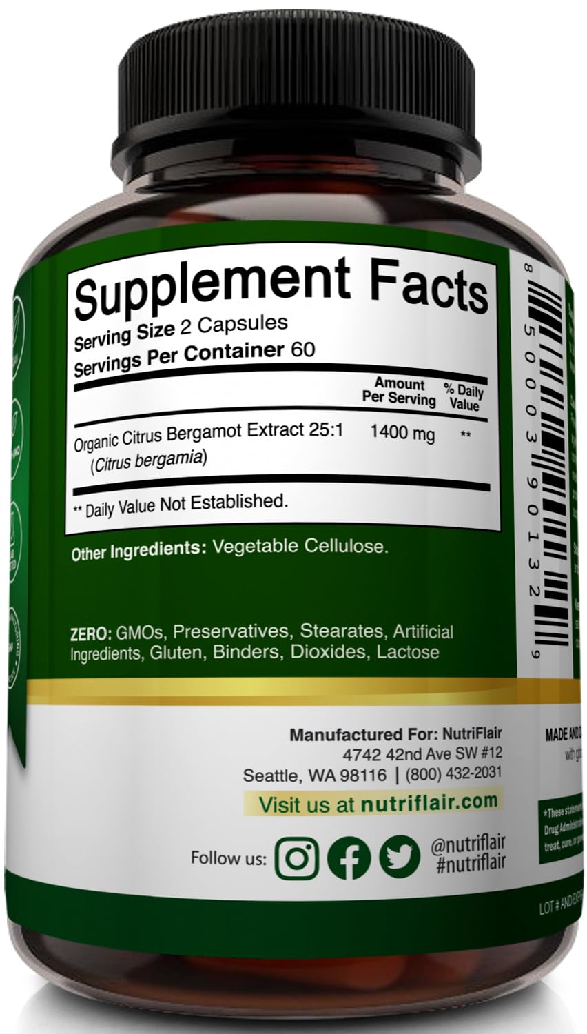 NutriFlair two-month supply bottle emphasizes value.