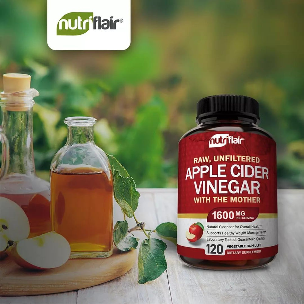 NutriFlair ACV capsules as part of a diet plan.