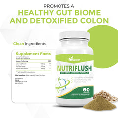NutriFlush packaging box displayed for easy daily wellness routines