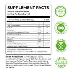 Nutrify Daily Creatine Gummies close-up highlighting chewy texture