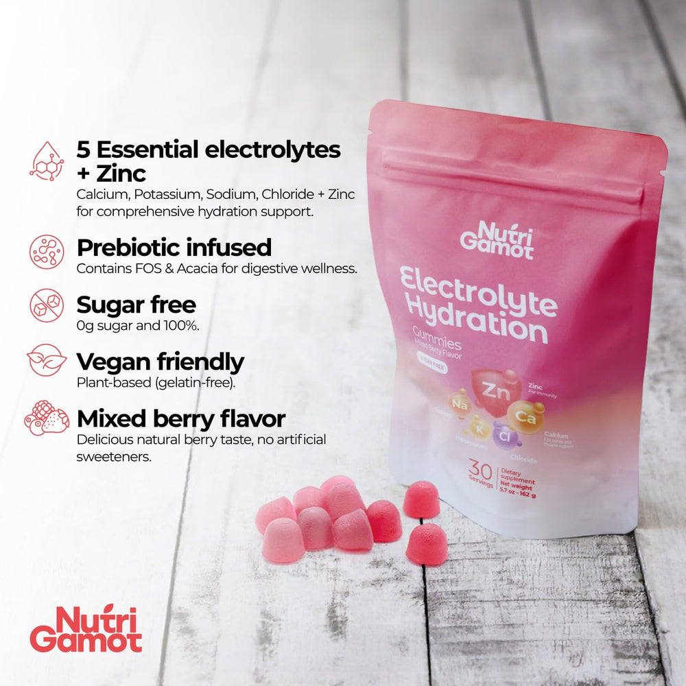 NutriGamot sugar-free hydration chews suitable for training sessions.