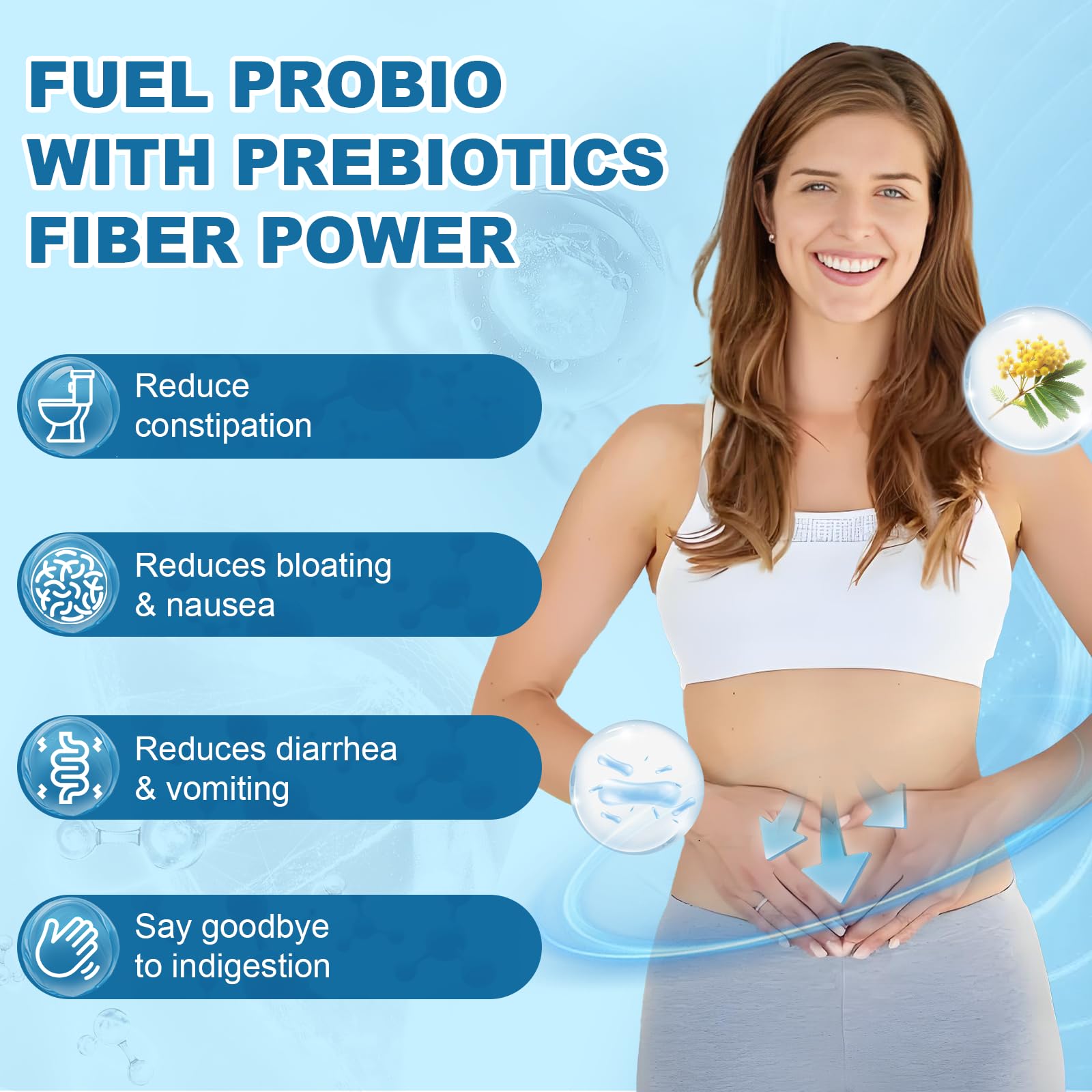 NutriGut Probiotics prebiotics label shows 200mg nourishing probiotics