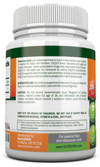 NutriONN CoQ10 label view highlighting high absorption ubiquinone formula