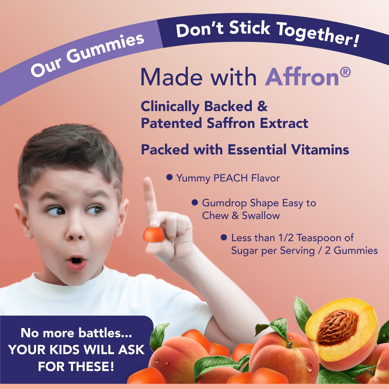 NutriMagic gummies designed for children ages five and up.