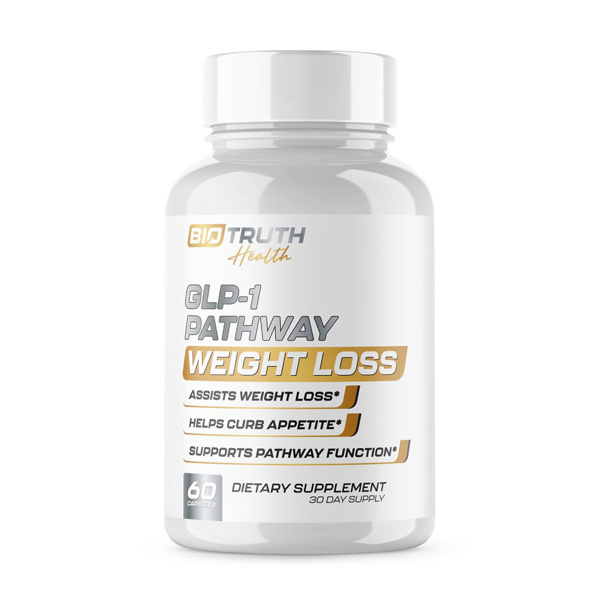 Nutrimend IQ GLP-1 Weight Loss bottle pour supports simple daily use and appetite control.