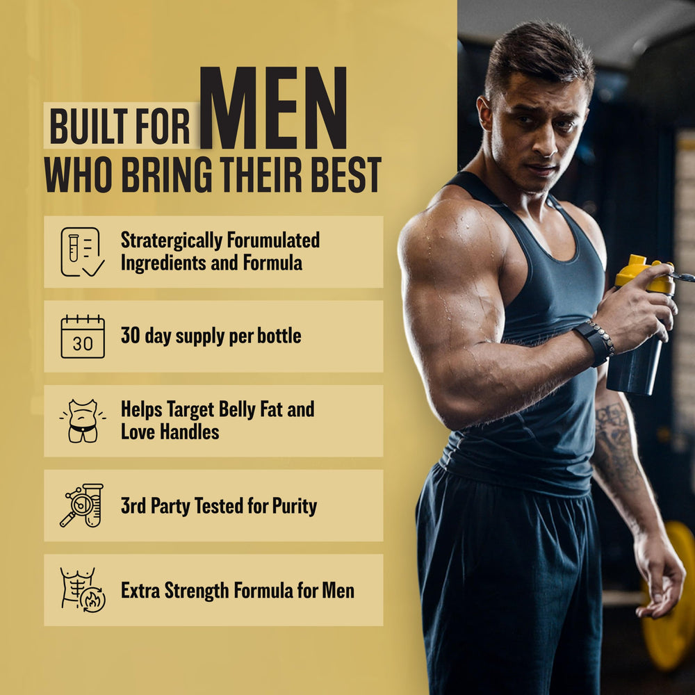Nutrimend IQ Male Performance Burner bottle label highlighting third-party testing and transparency.