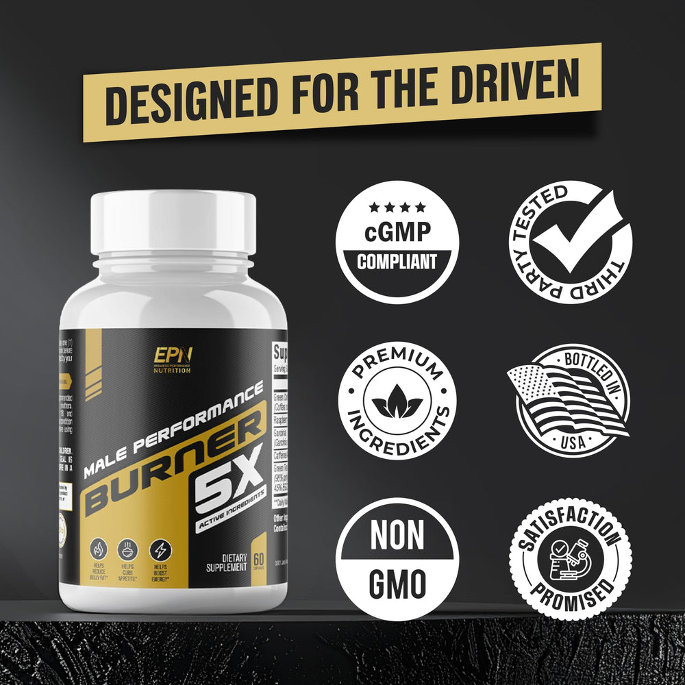 Nutrimend IQ Male Performance Burner on gym floor suggesting lean muscle focus.