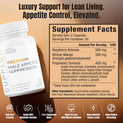 Nutrimend IQ Premium capsules close-up, highlighting convenient daily appetite support.