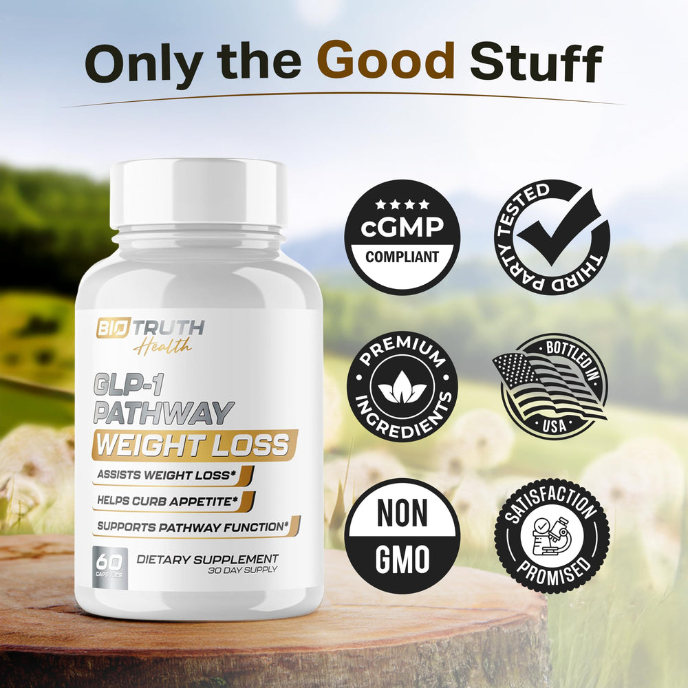 Nutrimend IQ GLP-1 weight loss consumer holding bottle suggests daily routine success.