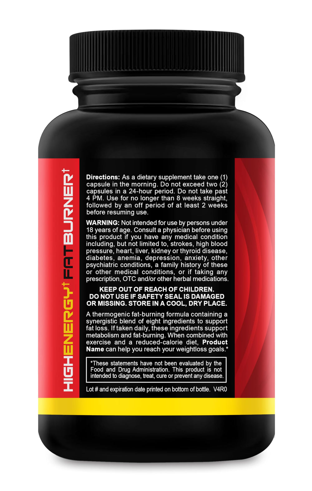 Nutriment Quick Ten bottle side angle, signaling convenient daily use and appetite control.