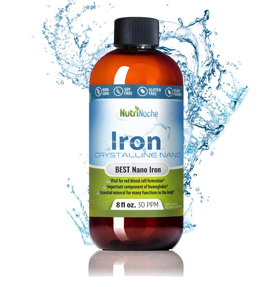 NutriNoche liquid iron bottle for convenient daily energy support.