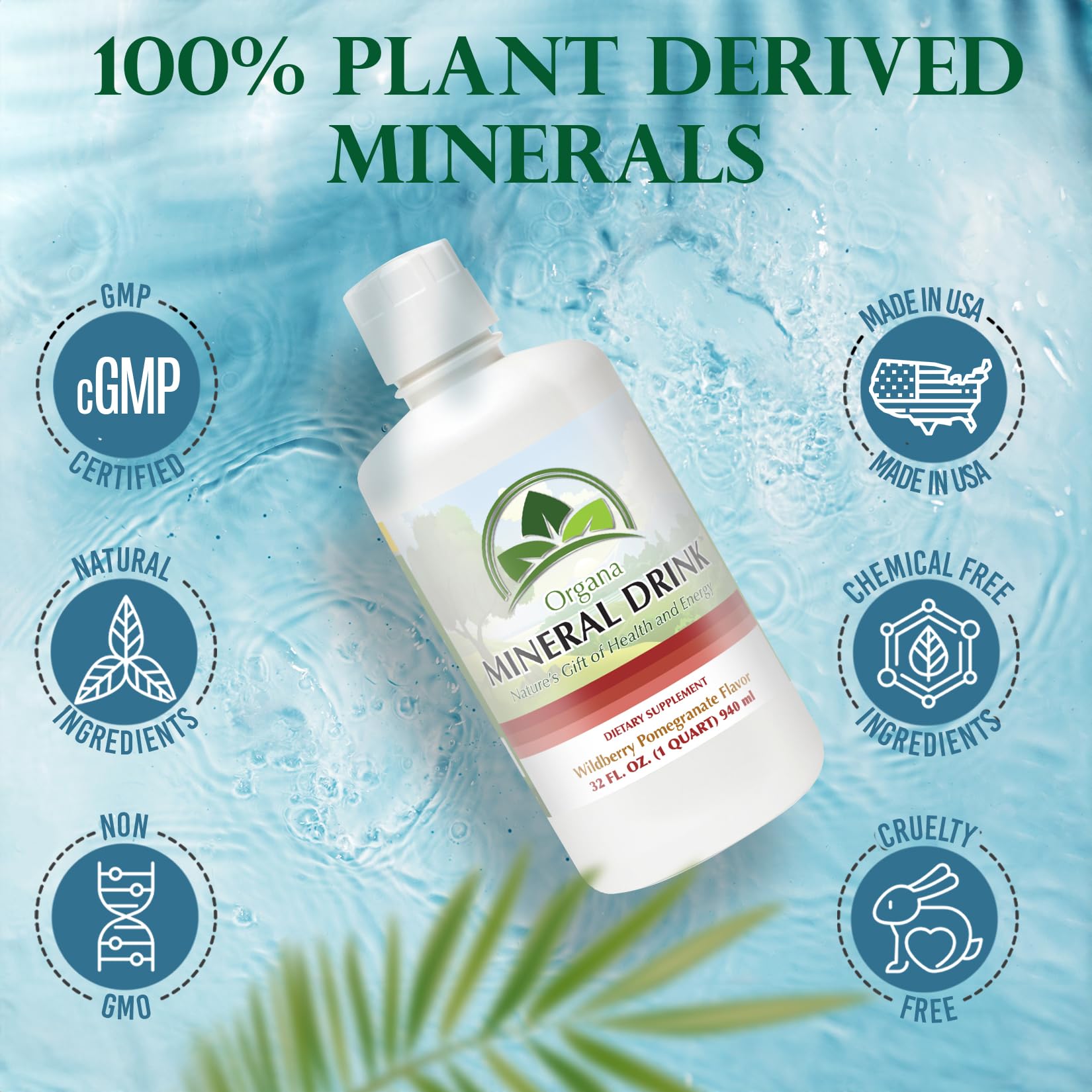 NutriNoche Organa label closeup emphasizes purity and plant-based minerals