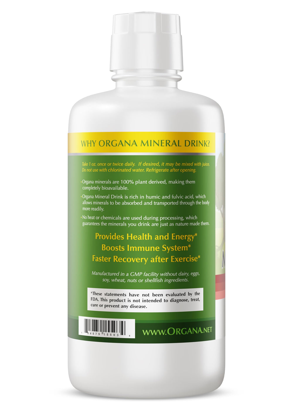 NutriNoche Organa plant-derived minerals displays a comprehensive mineral blend