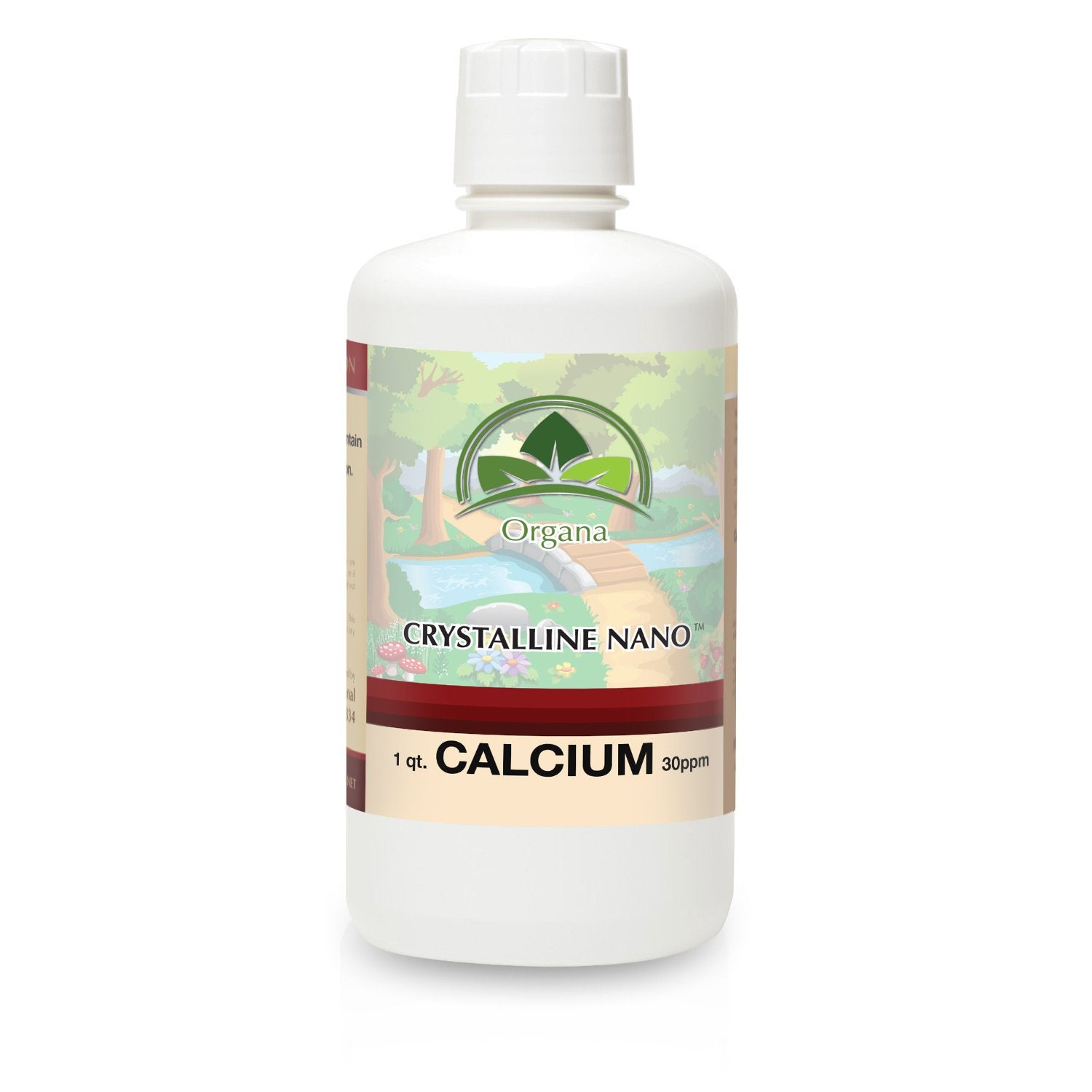 NutriNoche Organa Pure Crystalline Liquid Calcium bottle for convenient daily calcium support.