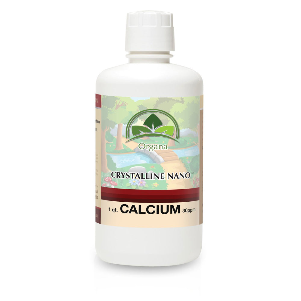 NutriNoche Organa Pure Crystalline Liquid Calcium bottle for convenient daily calcium support.