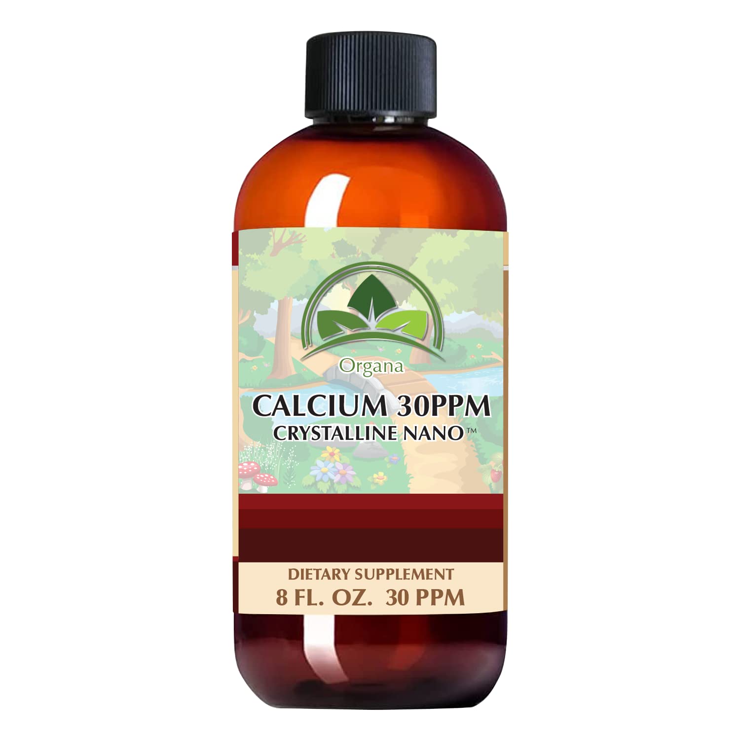 NutriNoche Organa bottle with pure crystalline liquid calcium for daily support.