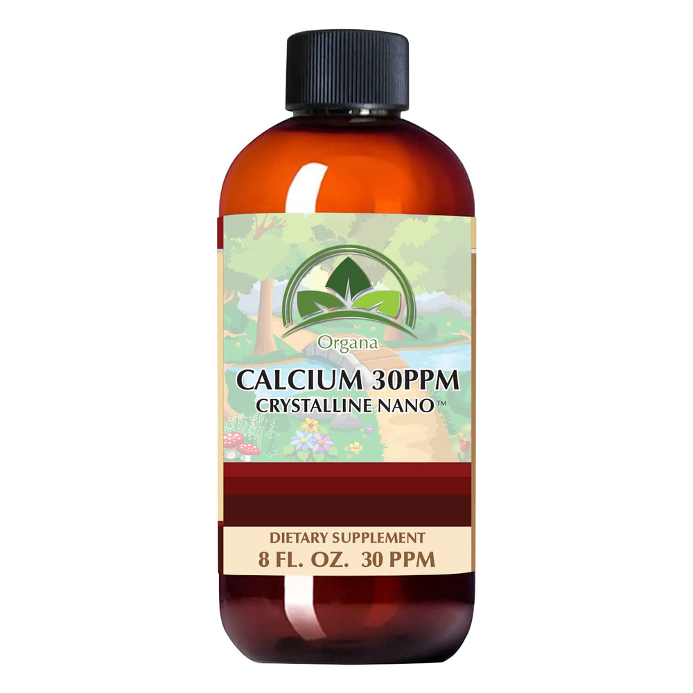 NutriNoche Organa bottle with pure crystalline liquid calcium for daily support.