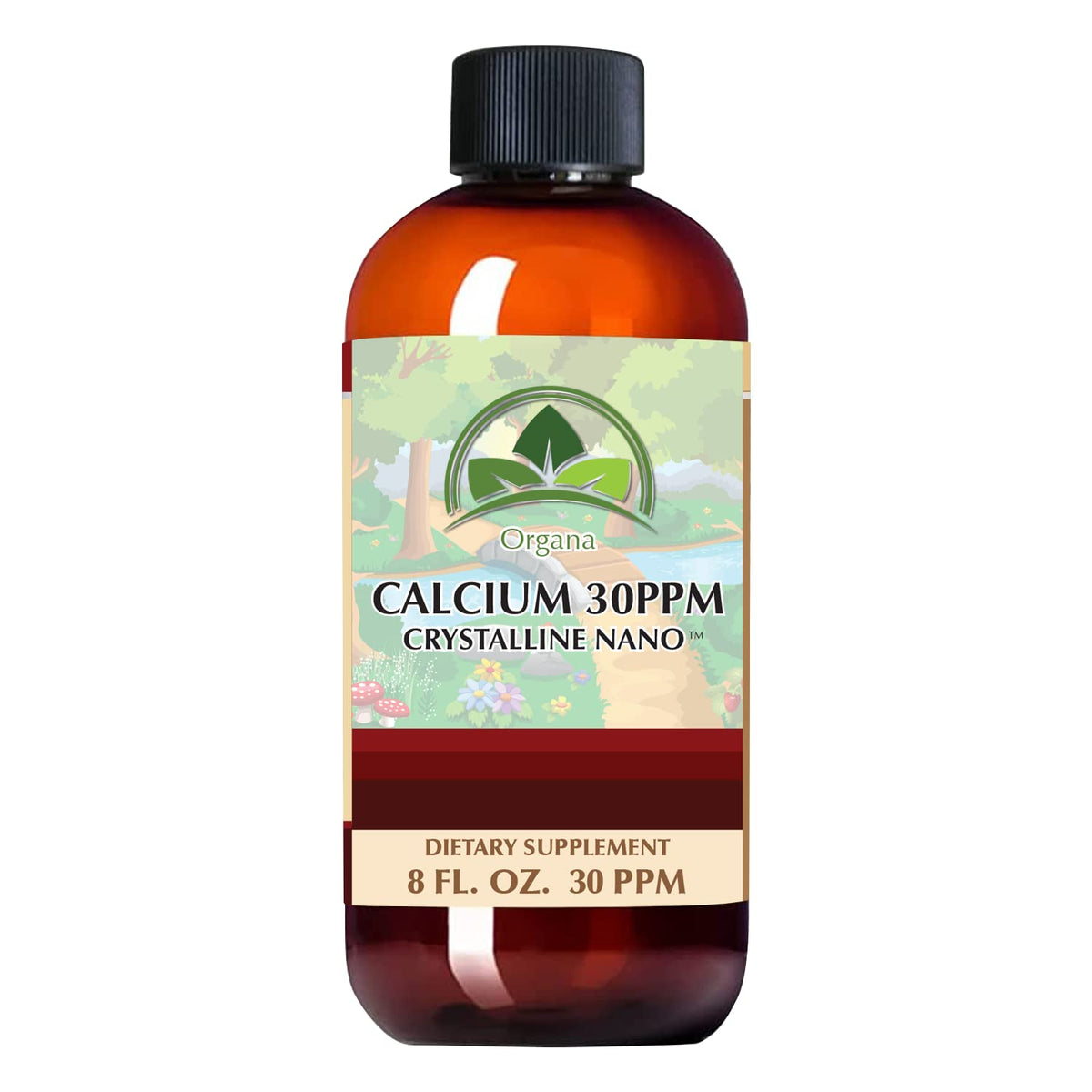 NutriNoche Organa bottle with pure crystalline liquid calcium for daily support.