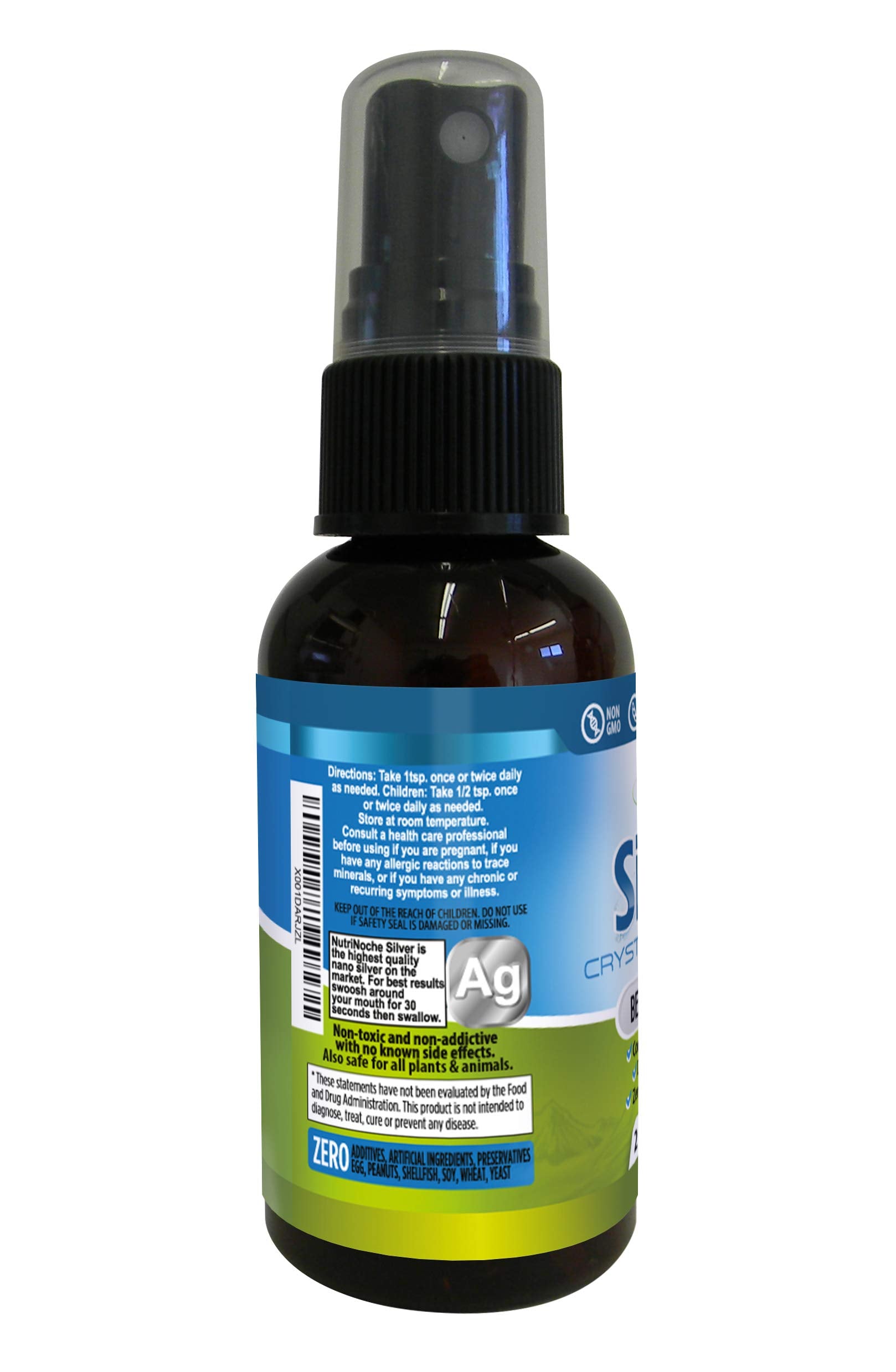 NutriNoche pets safe colloidal silver spray suitable for dogs and cats