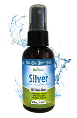 NutriNoche ultra-pure colloidal silver spray bottle for daily use and easy application