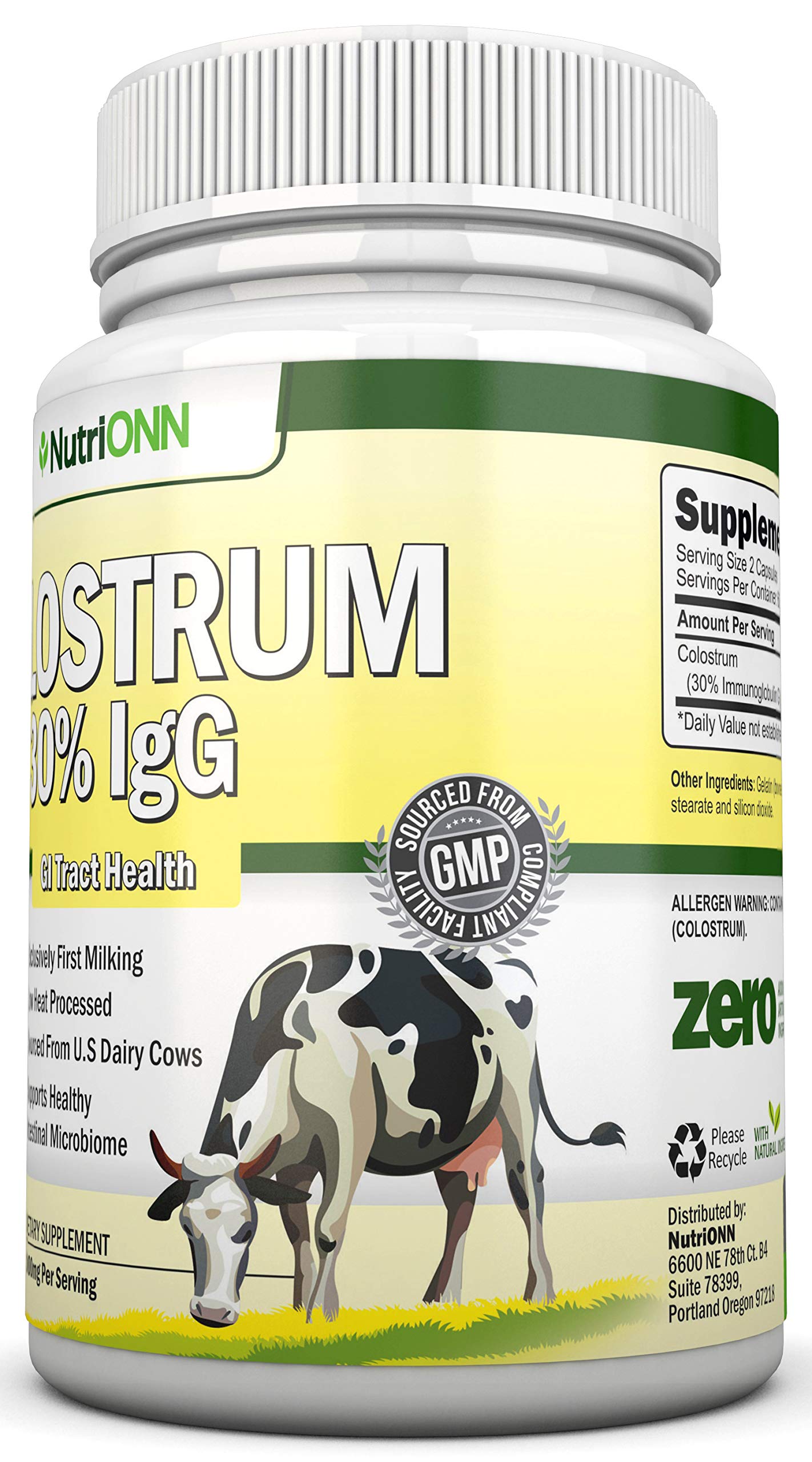 First milking US dairy seal on NutriONN Colostrum for quality.