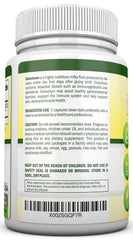 NutriONN Colostrum label close-up with first milking and processing notes.