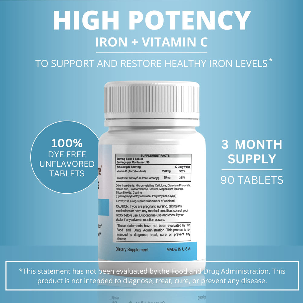 NutritiPure dye-free formula label emphasizes stomach-friendly design