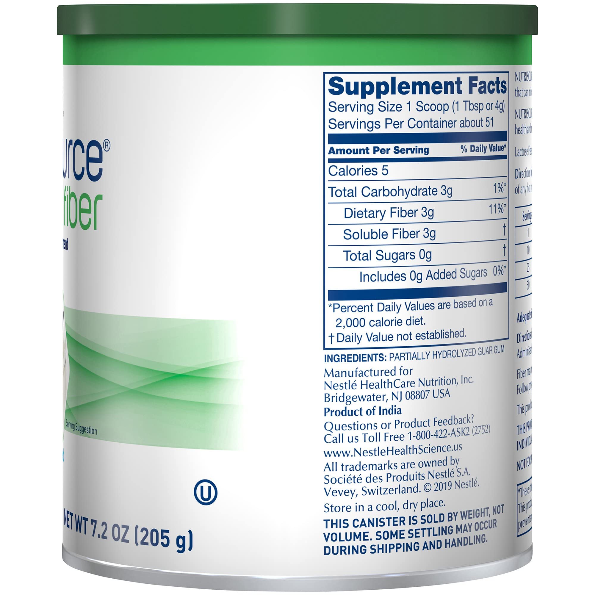 Nutrisource Fiber Powder in smoothie blends easily into shakes